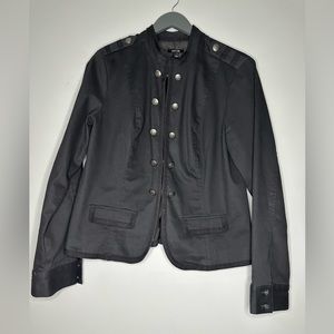 Apt. 9 Black Military Style Jacket Size L